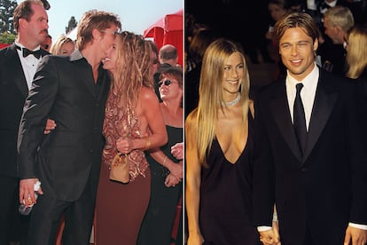Brad Pitt y Jennifer Aniston

	La que fue la pareja dorada de Hollywood se separó en 2005 tras siete años de relación. Se les rompió el amor después de Sr. y Sra. Smith, la película que dio pie al inicio de los Brangelina.