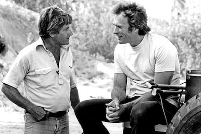 Fritz Manes (izquierda), junto a Clint Eastwood.