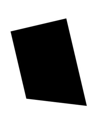 Arriba, la réplica que la galería ZINGERpresents mostrará de la obra de Ger van Elk 'The Adieu' (1974), abajo
