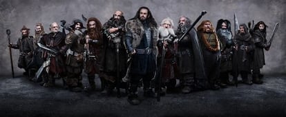 Una espectacular imagen promocional de 'El hobbit', de Peter Jackson.