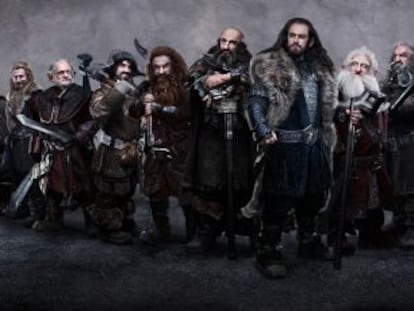 Una espectacular imagen promocional de 'El hobbit', de Peter Jackson.