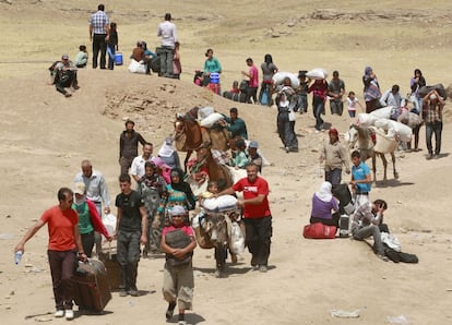 Según ACNUR, la mayoría de los refugiados proceden de Alepo, Afrin, Hassake y Qamishli, todas ellas zonas de mayoría kurda.