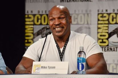 El exboxeador Mike Tyson en la pasada Comic-Con.