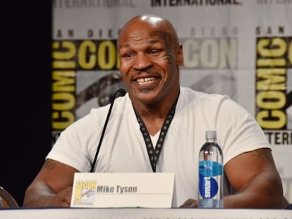 El exboxeador Mike Tyson en la pasada Comic-Con. 