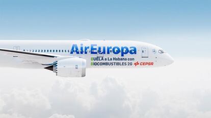 Air Europa y Cepsa firman un acuerdo para la utilización de 14,4 toneladas de SAF