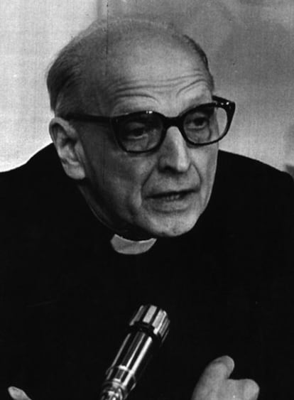 Pedro Arrupe, en 1981.