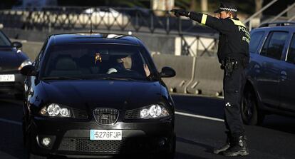 Control de acceso por contaminación a la entrada a Madrid.