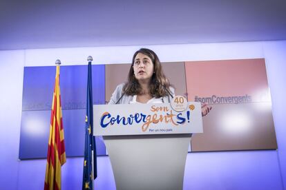 Marta Pascal, portavoz de CDC, en una imagen de archivo.