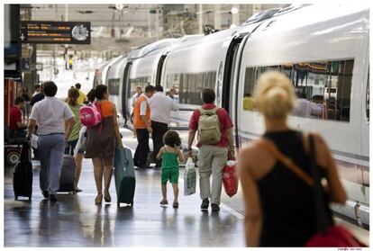 La estación de Chamartín, en Madrid