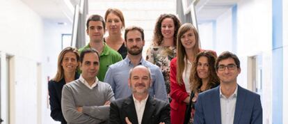 Equipo de la biotecnológica. 