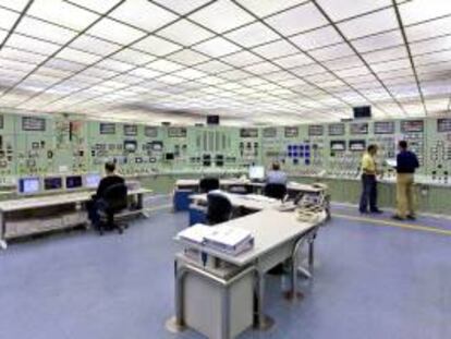 Imagen de archivo de la sala de control de la central nuclear de Santa María de Garoña.