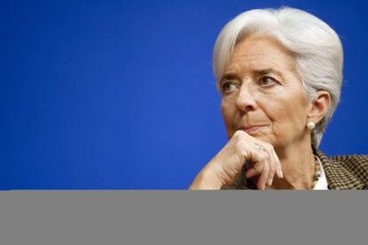 La directora gerente del FMI, Christine Lagarde.