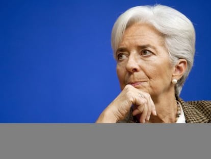 La directora gerente del FMI, Christine Lagarde. 