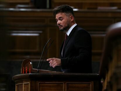 12/07/22. (DVD 1115). Debate sobre el Estado de la Nacion en el Congreso de los Diputados. Gabriel Rufian. Jaime Villanueva.