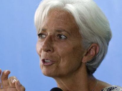 La directora del Fondo Monetario Internacional, Christine Lagarde.