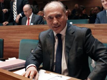 Enrique Crespo, vicepresidente de la Diputación de Valencia en un pleno.