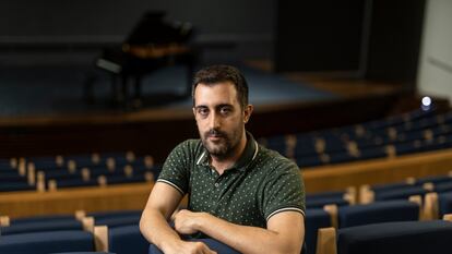 Joan Magrané, compositor del Camp de Tarragona, a l'Auditori Diputació de Tarragona. ALBERT GARCIA