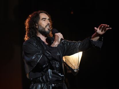 Russell Brand, en Los Ángeles en 2020.