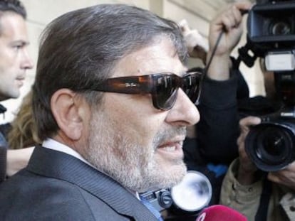 El exdirector de Trabajo Javier Guerrero, tras una comparecencia judicial.