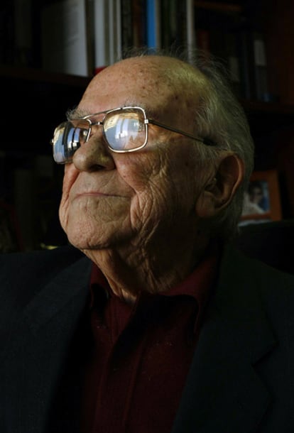 Former Spanish Communist Party (PCE) leader Santiago Carrillo, in 2010.