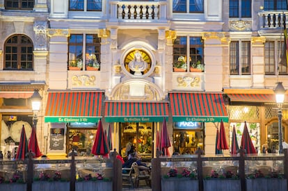 La Chaloupe D'Or, clásico local para tomar una cerveza en la Grand Place de Bruselas.