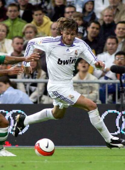 Heinze, en un partido ante el Betis.