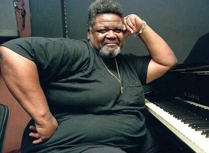 Buddy Miles, durante una visita a Madrid en 2001.