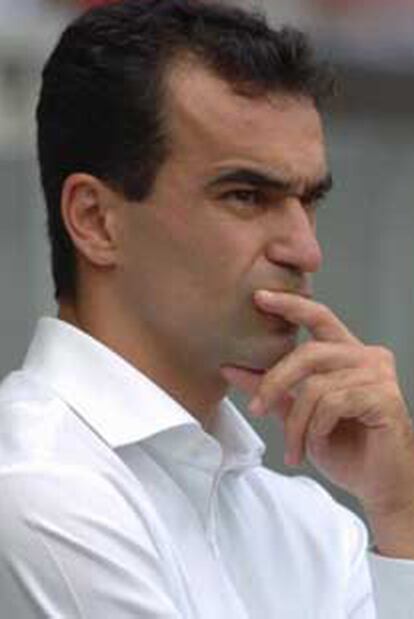 Roberto Martínez, cuando era entrenador del Swansea.