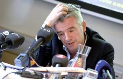 El presidente de la aerolínea de bajo coste irlandesa Ryanair, Michael O'Leary. EFE/Archivo