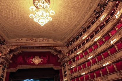 La Scala de Milán, en Italia.
