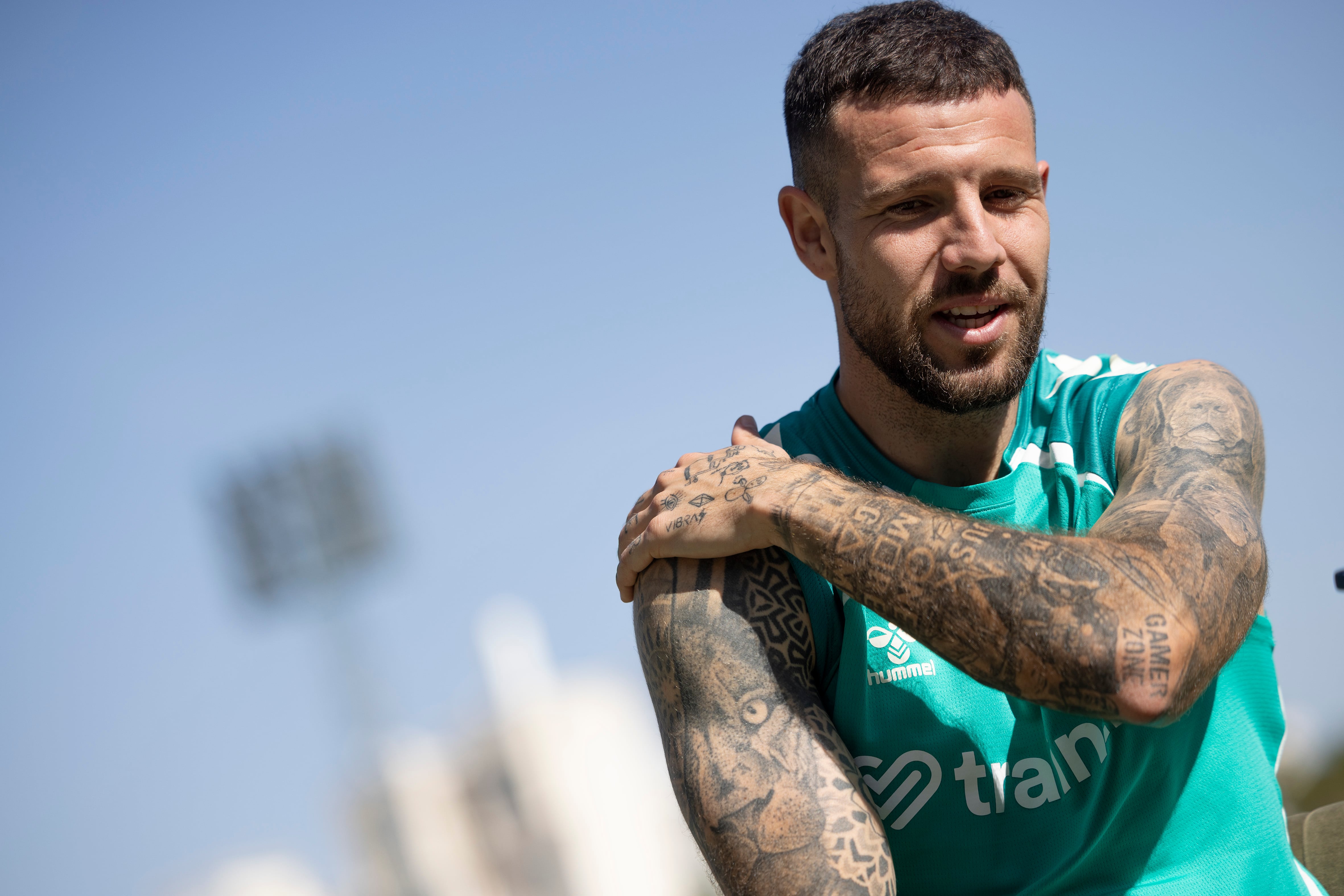 Aitor Ruibal, en la ciudad deportiva del Betis.