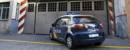 Entrada al depósito donde se almacenaba la droga sustraída en Cádiz.