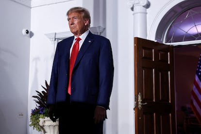 Donald Trump, el pasado 13 de junio en el Trump National Golf Club, en Bedminster (New Jersey), tras su imputación.