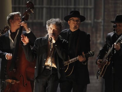 Bob Dylan, en un concert a Los Angeles el 2011.