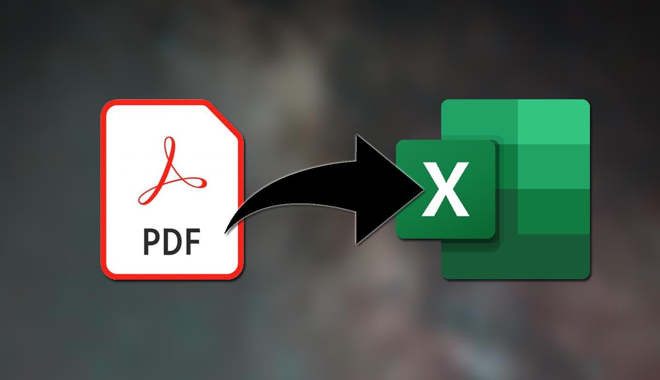 Convertir de PDF a Excel