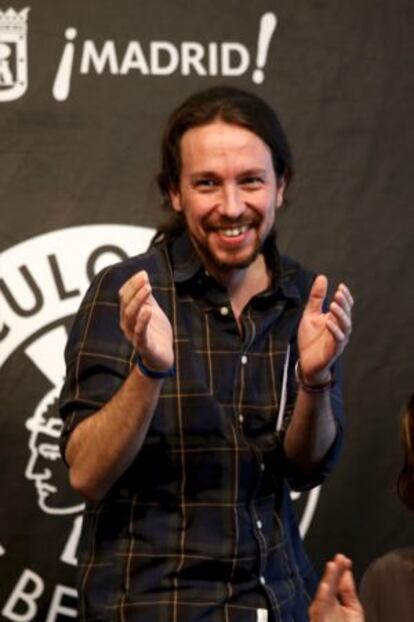 El secretario general de Podemos, Pablo Iglesias. 