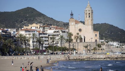 Vista del municipi de Sitges.