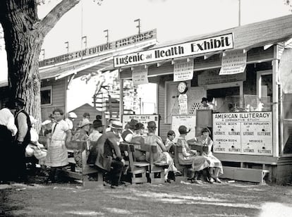 Conferencia sobre la eugenesia celebrada en Kansas en 1925.