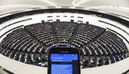 Plenari del Parlament Europeu.