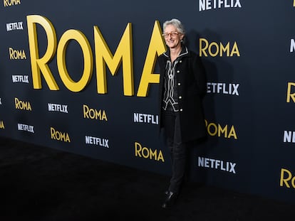 Lynn Fainchtein en el estreno de la película "Roma", en Hollywood, California, en diciembre de 2018.