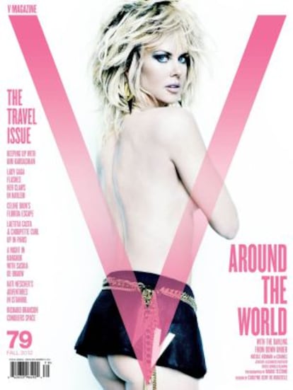 Nicole Kidman en la portada de 'V Magacine'.