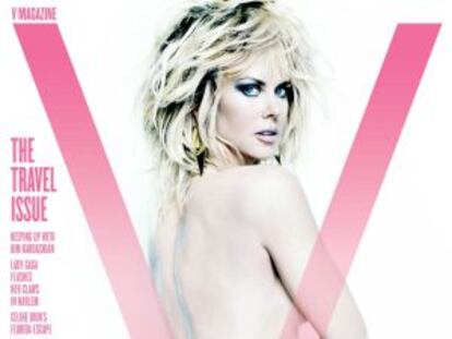 Nicole Kidman en la portada de 'V Magacine'.