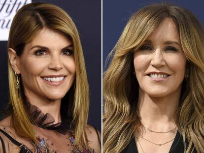 Las actrices Lori Loughlin y Felicity Huffman.