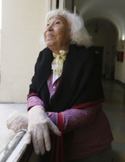 Nawal al Saadawi, durante su visita a Madrid.