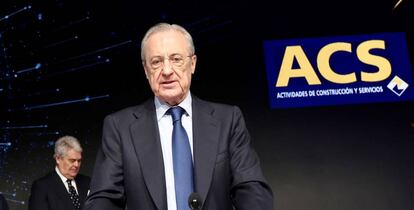 El presidente de ACS, Florentino Pérez.