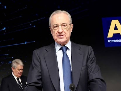 El presidente de ACS, Florentino Pérez.