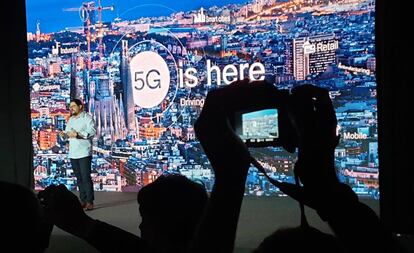 Presentación de Qualcomm del 5G.