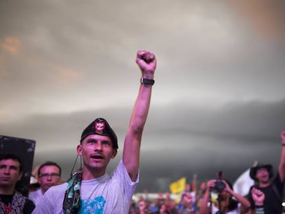 Rebeldes na 10° conferência das FARC, em setembro.