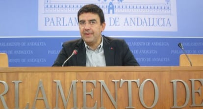 El portavoz del PSOE en el Parlamento andaluz.