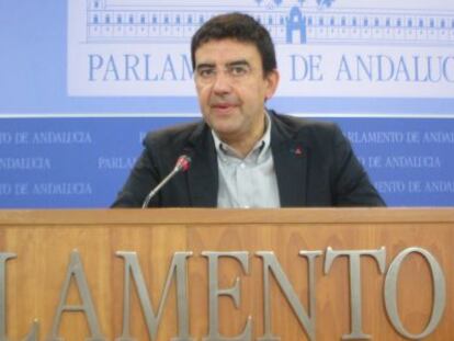 El portavoz del PSOE en el Parlamento andaluz.